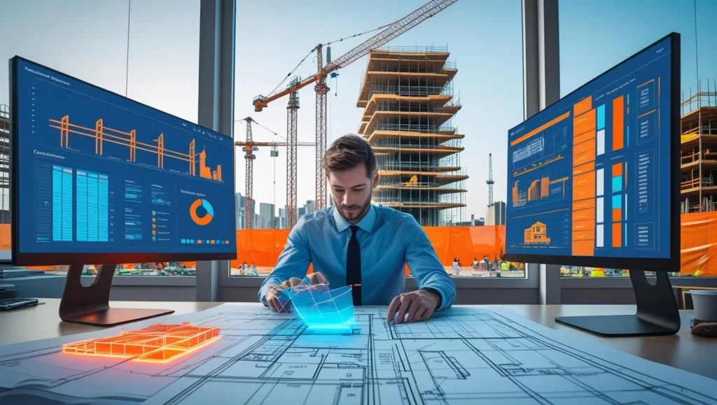 Estimator using dual screen software tools