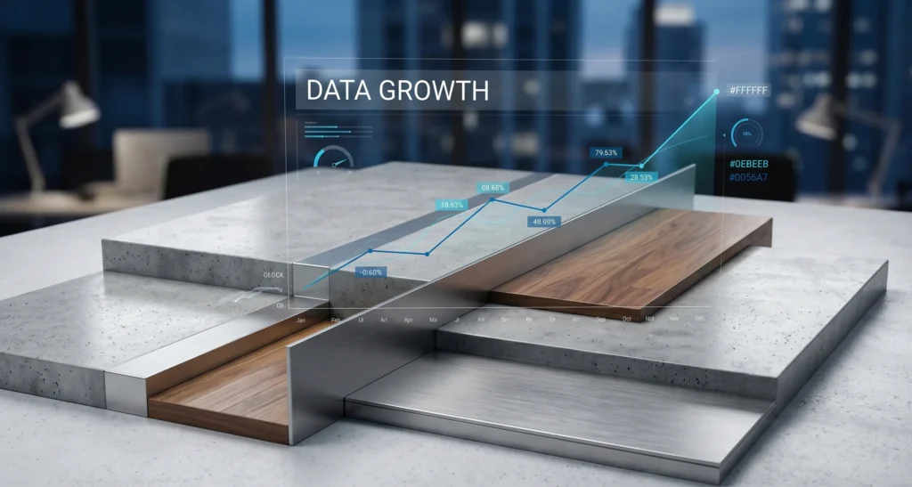 Cost per square foot to build a house showing material costs and pricing trends for construction materials like wood concrete and steel